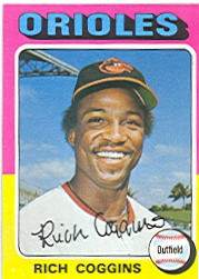 1975 Topps Baseball Cards      167     Rich Coggins